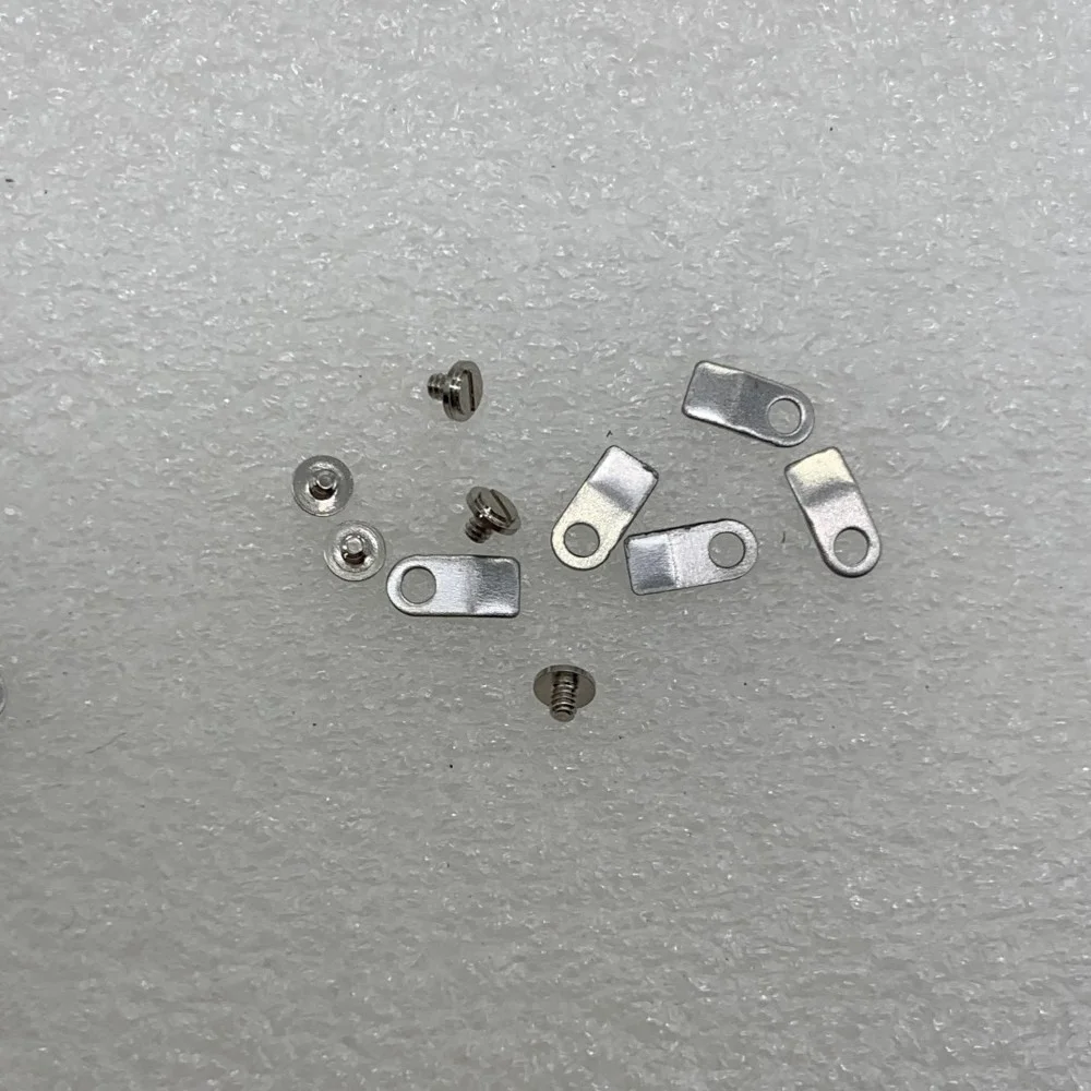 Watch Movement Accessories Fit NH35 NH36 Movement Fixing Screws  Locking Plates 10pcs Watch  Parts Fixed Screws Fixed Plates
