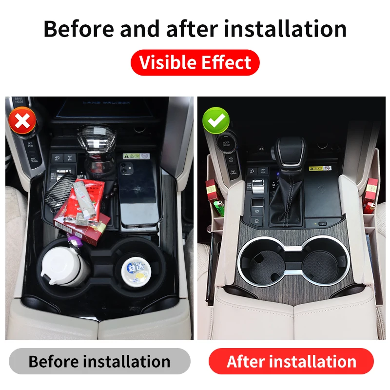 2021-2024 For Toyota Land Cruiser 300 LC300 Upgraded  Seat center console Storage Box Interior Modification Accessories Tuning