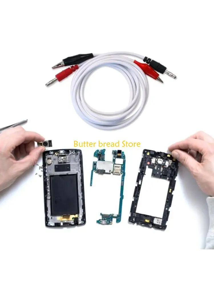 W89C 10A Test Leads with Clip Phone Power Supply Cable Phone Repair