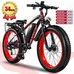 EOEOTWO 1500W Electric Bike 48V 15Ah Battery 26