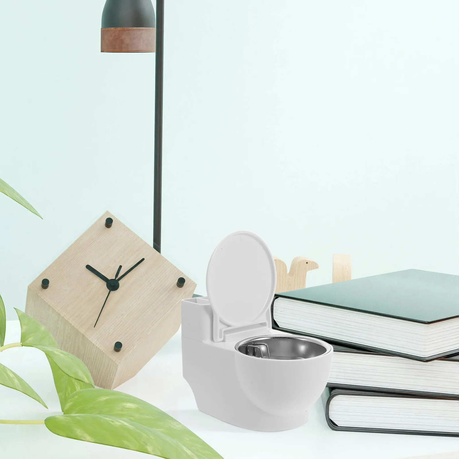 

Bar Ashtray Bathroom Decor for Patio Funny Wall Flip Top Decorative with Lid Gift