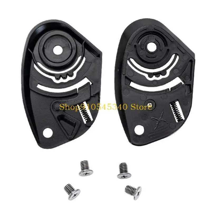 

U2JA 1Pair Motorbike Helmets Visors Base Plate Lens Holder For KYT Helmets Lens Fixing Base