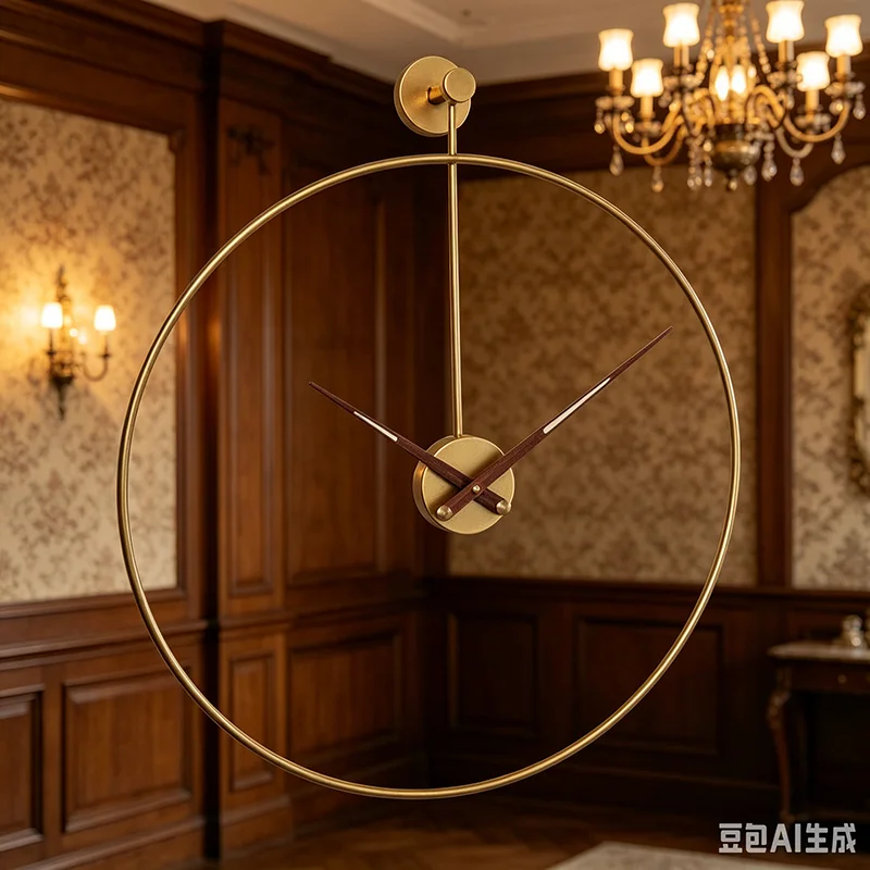 Minimalist Minimalist Clock Wall Clock Wall Interior Save Space Chinese Style Wall Clocks Cheap Orologio Da Parete Home Decor