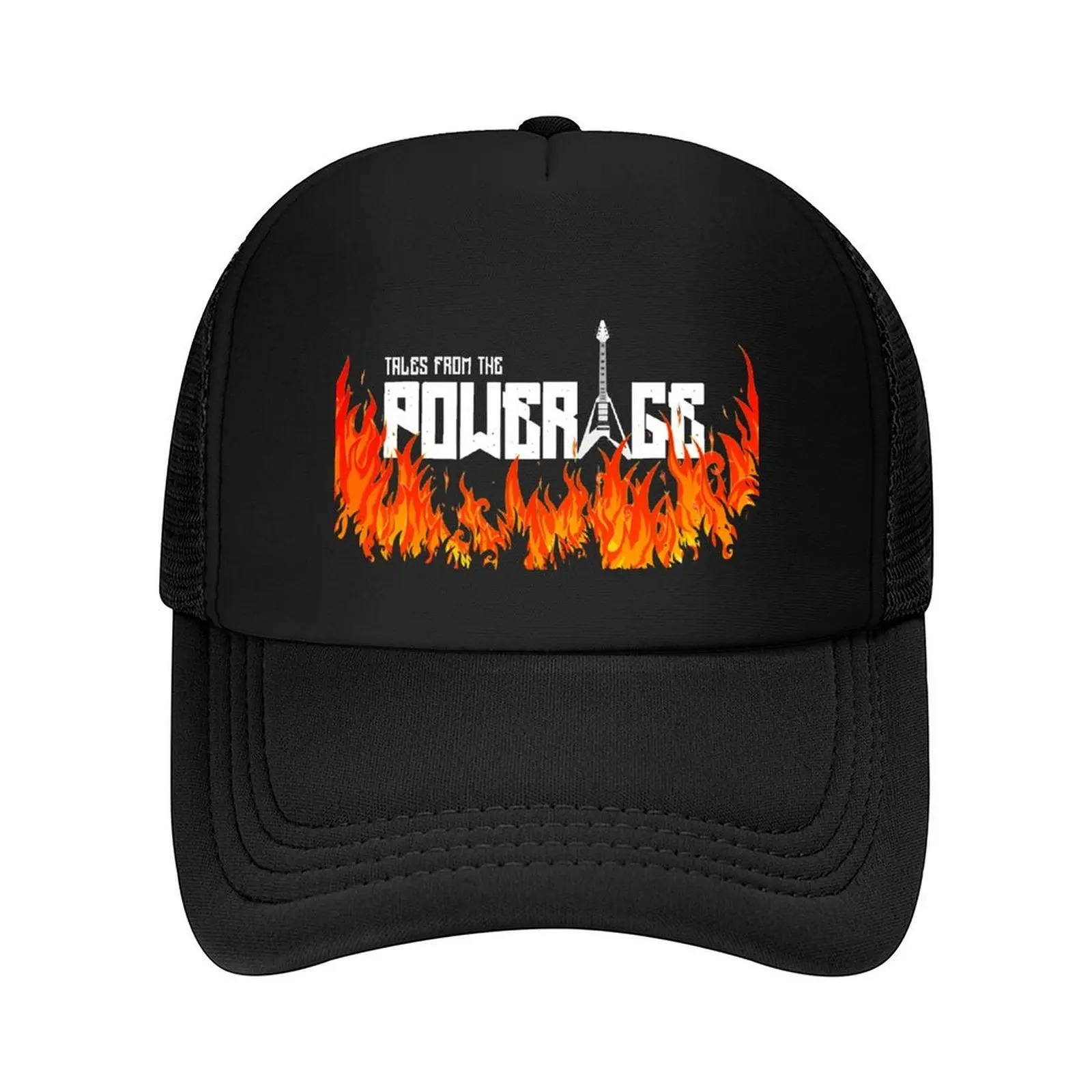 

*NEW* Tales from the PowerAge Flames Logo Baseball Cap funny hat summer hat tactical cap Big Size Hat Boy Child Women's