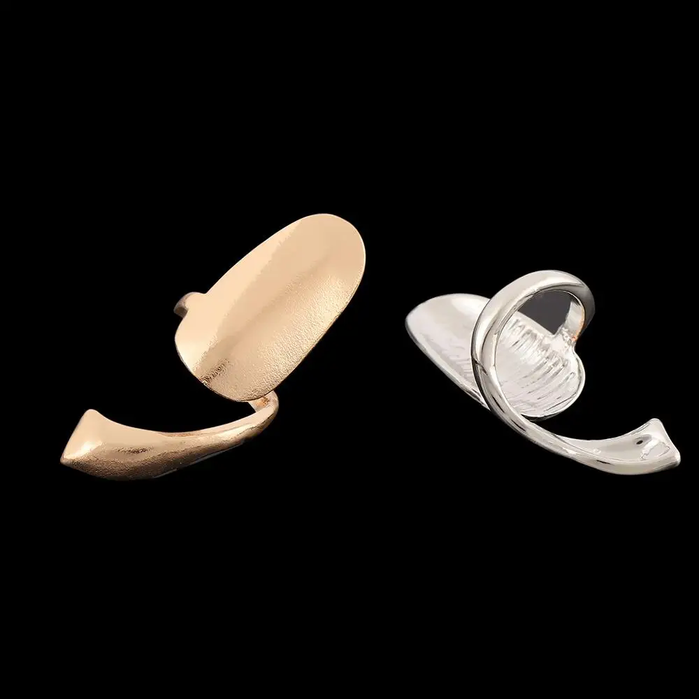 False Punk Metal Finger Ring Nail Rings Fashion Women Silver