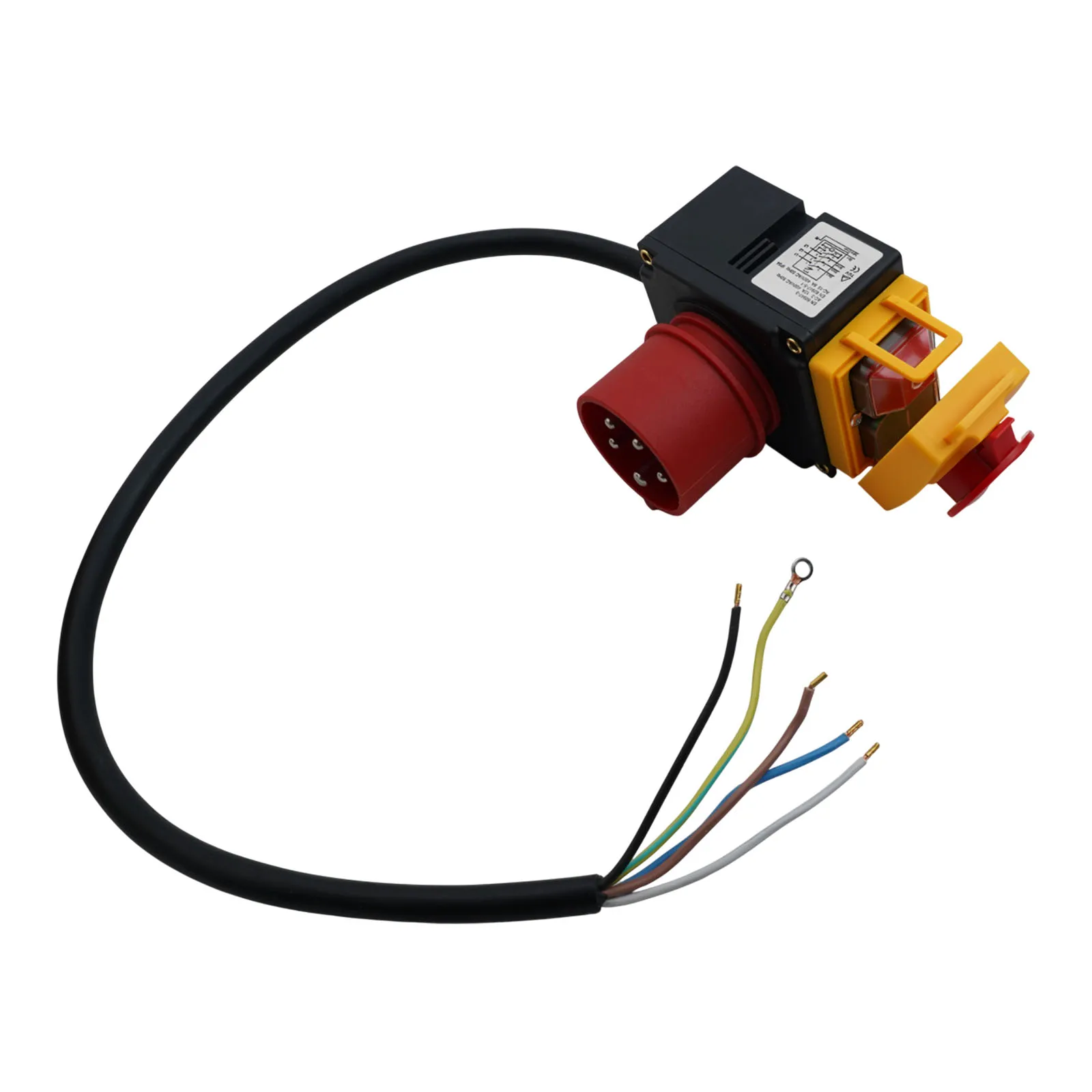 138x78x110mm-machine-switch-undervoltage-release-thermal-contact-ip54-rated-metal-and-pvc-materials-pre-prepared-cable