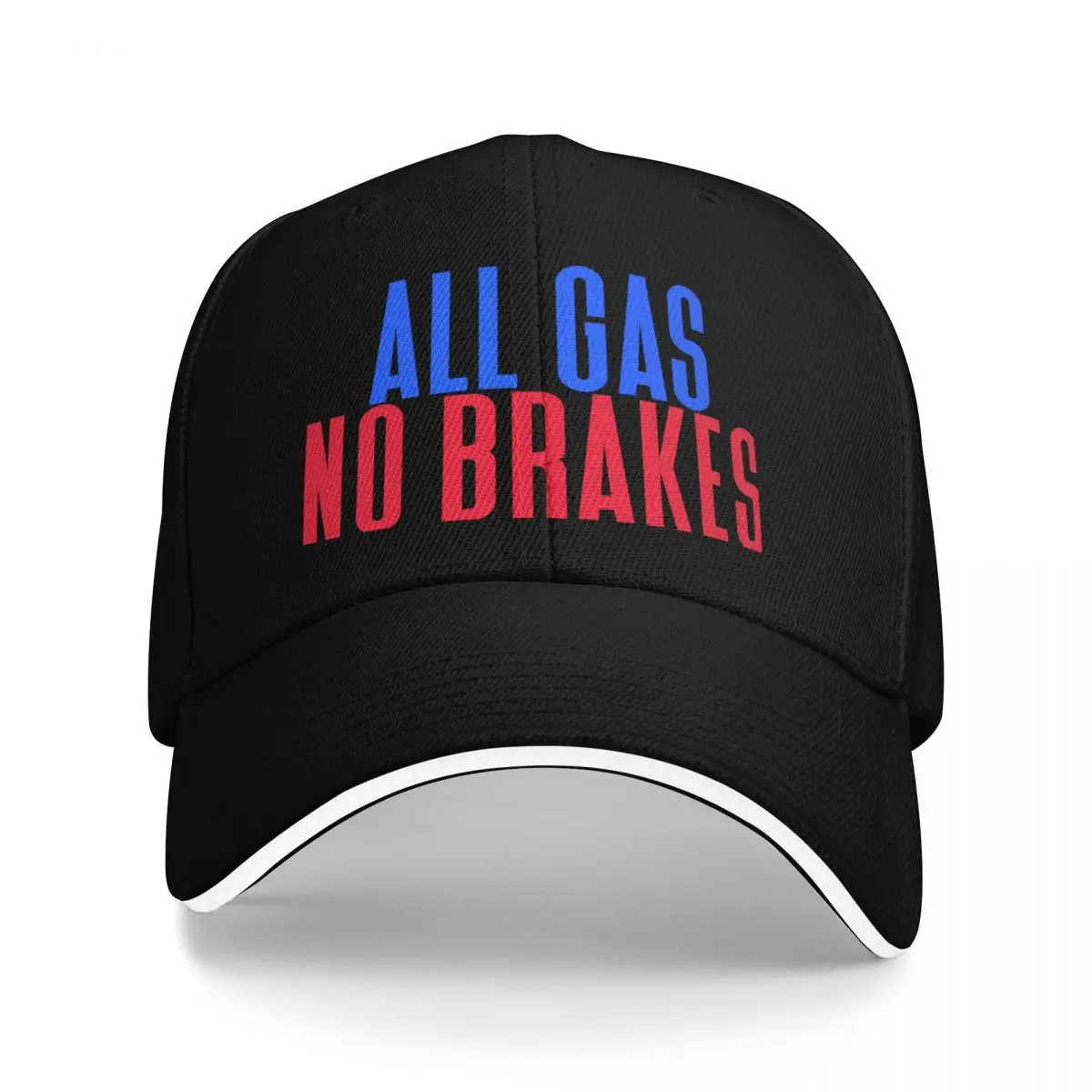 

All Gas No Brakes, Andrew Callaghan Baseball Cap Visor Christmas Hat Golf Cap Funny hats For Women 2025 Men's
