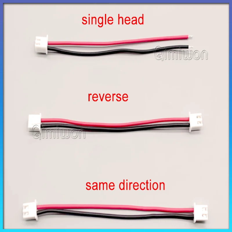 30PCS/LOT XH2.54 terminal wire single head/same direction/reverse electronic wire 1007 # 26 harness 2P/3P-10P 70MM-500MM