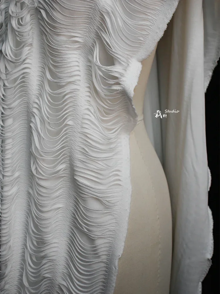 

Художественная полая ткань, креативная дизайнерская одежда «сделай сам», художественные ремесла, модные ткани, ткань для шитья на метр, материал «сделай сам»