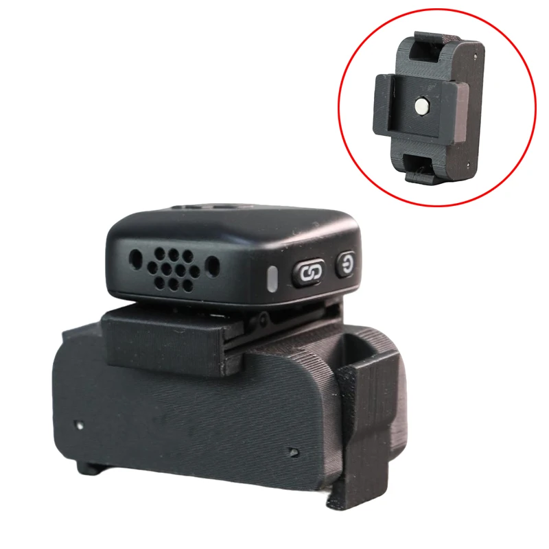 1PCS For DJI Mic Mini Microphone Transmitter Magnetic Adapter Compatible with Action Series Camera Quick-Release Mount Accessory