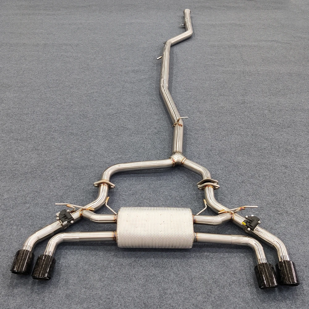 Custom Valved Exhaust Pipe for 640 640i 640GT GT G32 Valved Sport Exhaust System with Remote Control - view 3