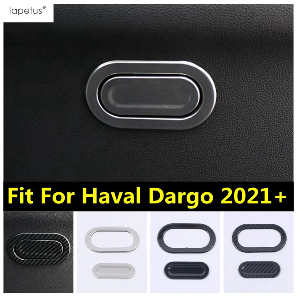 

Car Copilot Glove Box Handle Decorative Sequins Cover Trim Fit For Haval Dargo 2021 - 2024 Stainless Steel Interior Accessories