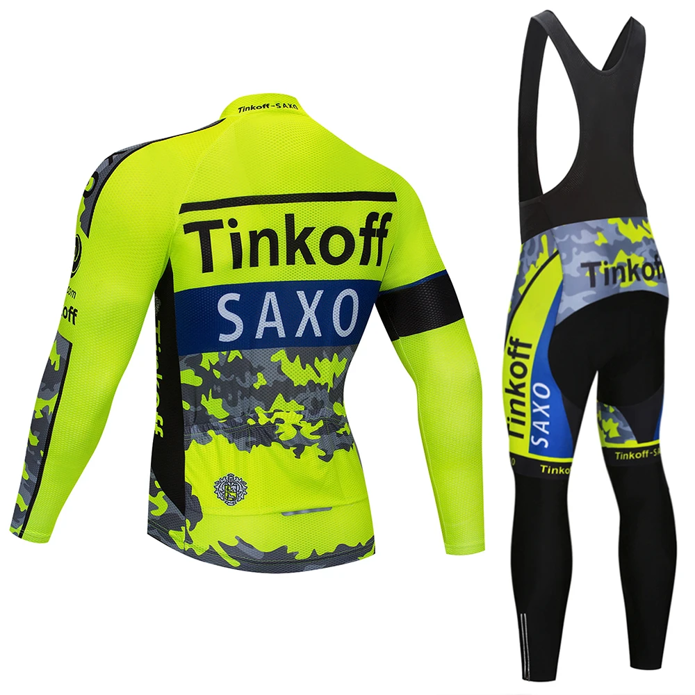 2024 Tinkoff 팀 긴 소매 사이클링 저지, 통기성 Mtb 자전거 사이클링 의류