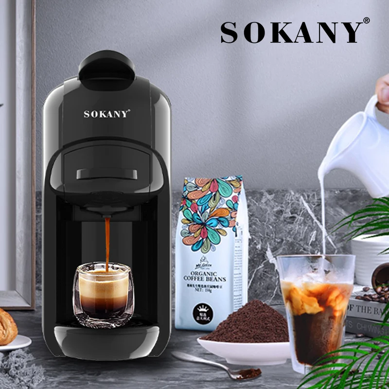 

19 Bar 1450w High Power Capsule Coffee Makers High Efficiency Espresso Coffee Machine Nespresso Dolce Gusto And Coffee Powder