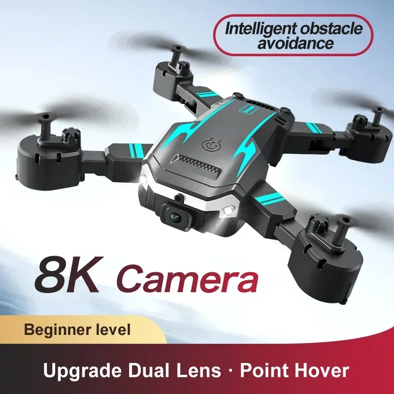 MHD 4K Cámara Dual Drone S6G6 con diseño plegable evitación de obstáculos inteligente posicionamiento de flujo óptico cuadricóptero RC profesional