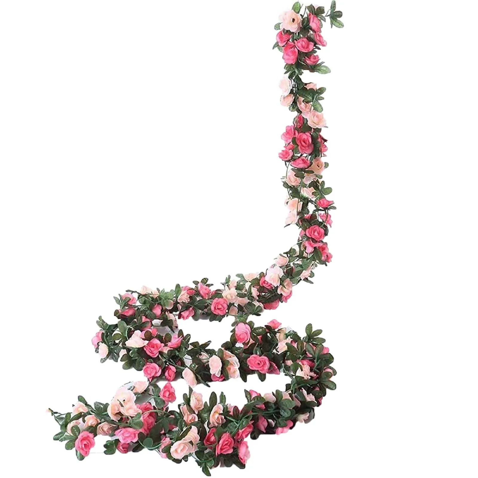Simulated Flower Decoration Rose Rattan Home Decoration Rattan Arch Decoration Winding Vines