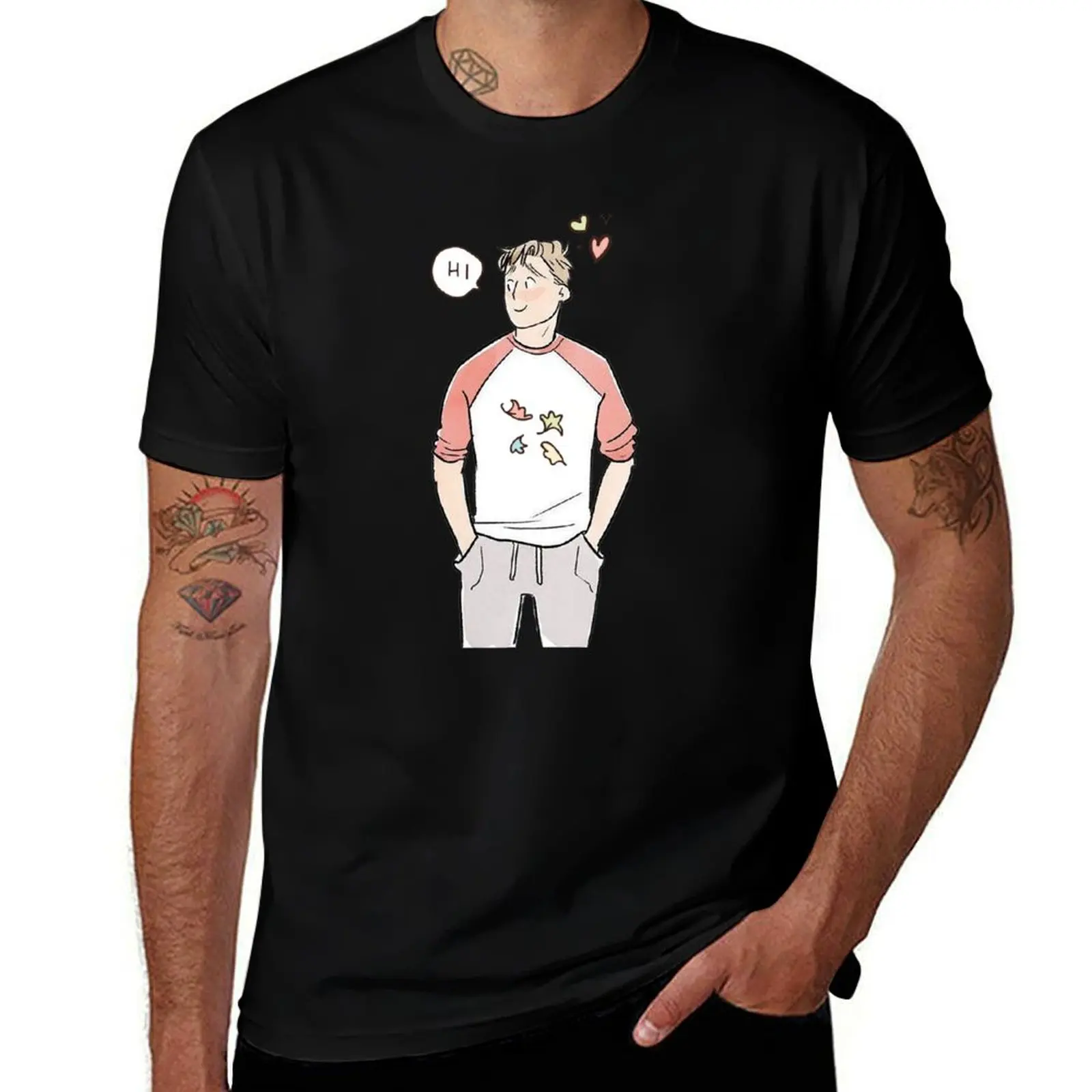 

Nick Nelson - Heartstopper T-Shirt anime clothes Aesthetic clothing custom shirt men t shirts