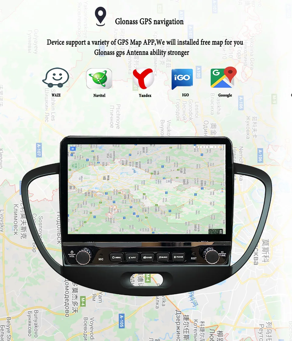 2Din Android 14 Autoradio Multimedia PC Tablet For Hyundai i10 2007 - 2013 GPS DVD Video Music Player Car intelligent systems