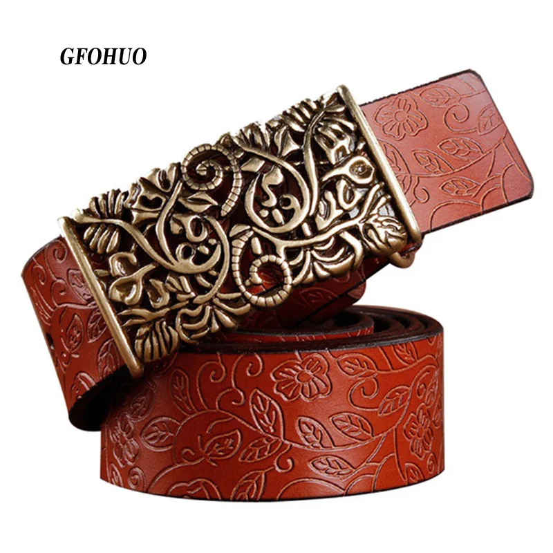 

New ceinture female belt hand real leather women strap needle buckle casual style luxury belts