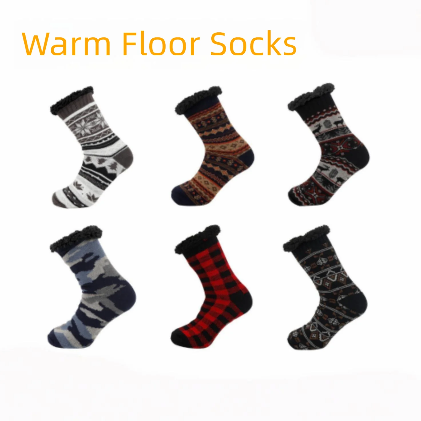 Men'S Shoes For Crews - Chaussettes douces et moelleuses pour la