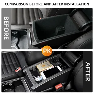 Car Arm Car Storage Box, Glove Holder Plate, Container, Organizer Accessories, Volkswagen VW CC Passat B6 B7 2006-2015 12 Main Sales Passat Glove Door - №5