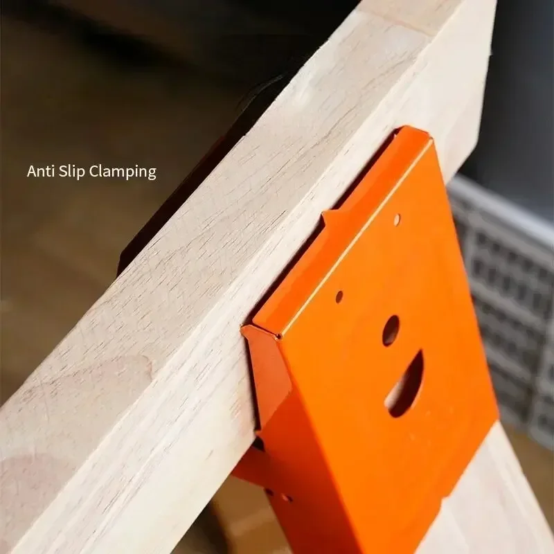 مشابك تثبيت دعامات طاولة النجارة ، موصلات قابلة للتعديل ، تصميم مانع للانزلاق ، دعم التعزيز والديكور ، 2 * #5