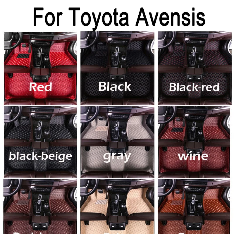 

Автомобильные коврики для Toyota Avensis T250 2003 ~ 2009 прочный водонепроницаемый ковер, набор автомобильных ковриков, автомобильные аксессуары 2004