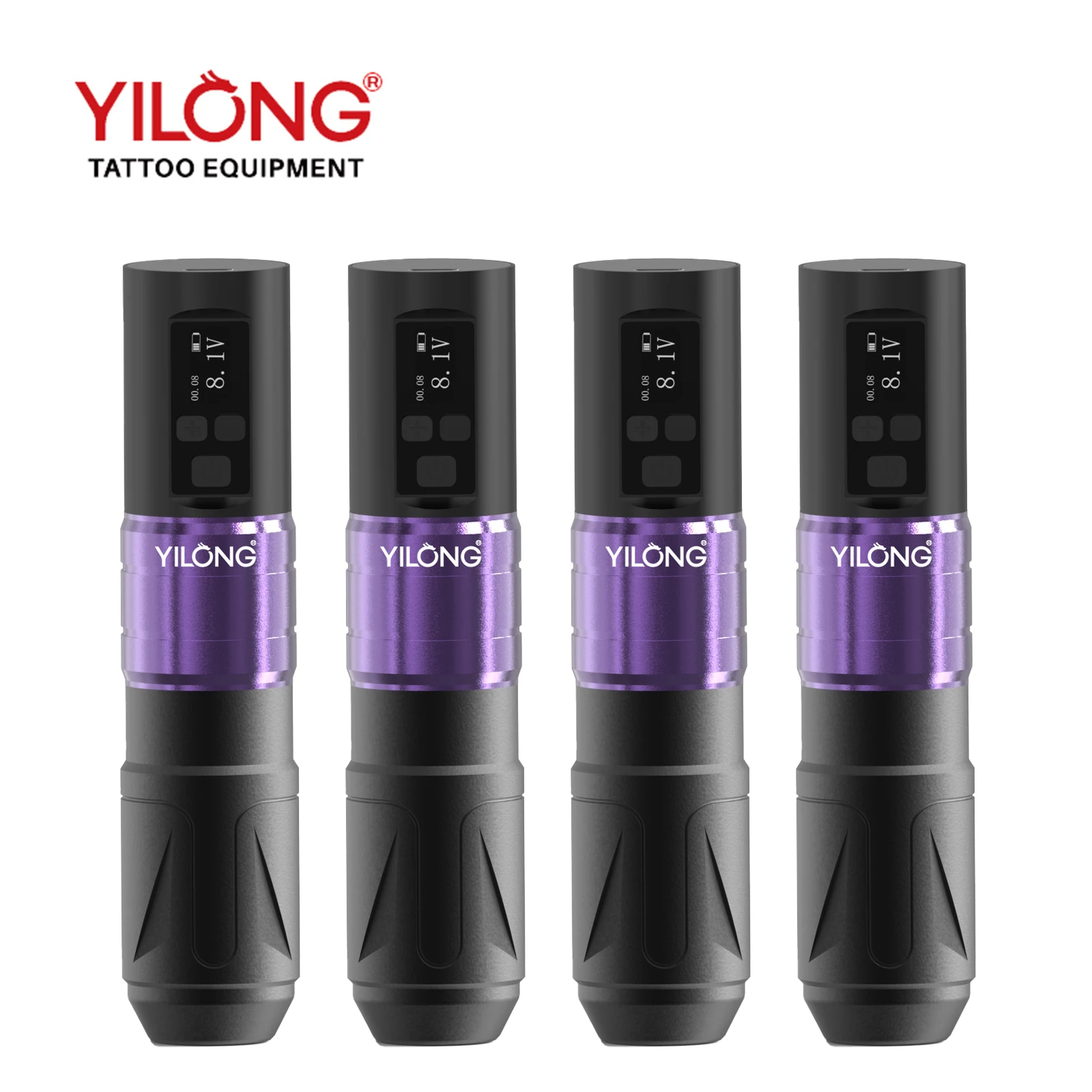 

YILONG Беспроводная ручка для татуировки, двойной режим, 1500 мАч, OLED-экран, ход 3,2 мм, профессиональная ручка для татуировки для начинающих, поставка татуировки