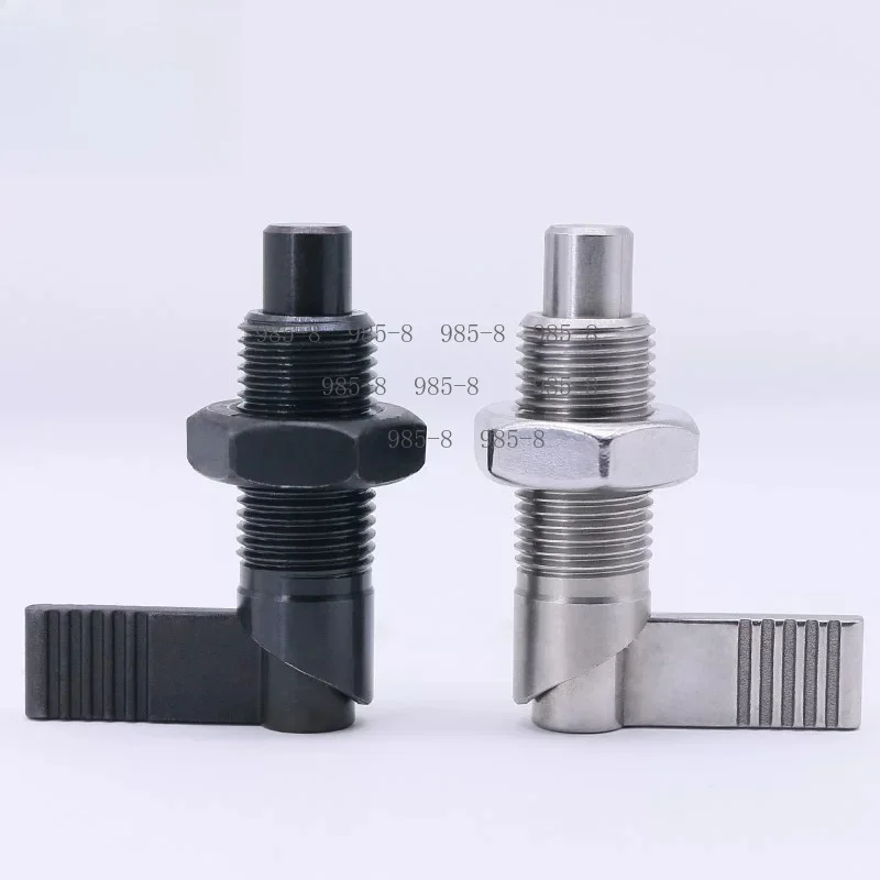 GN612 Spring Positioning Pin L-shaped Indexing Plunger Handwheel Knob Locking Telescopic Plug SPXVB SPXVBK
