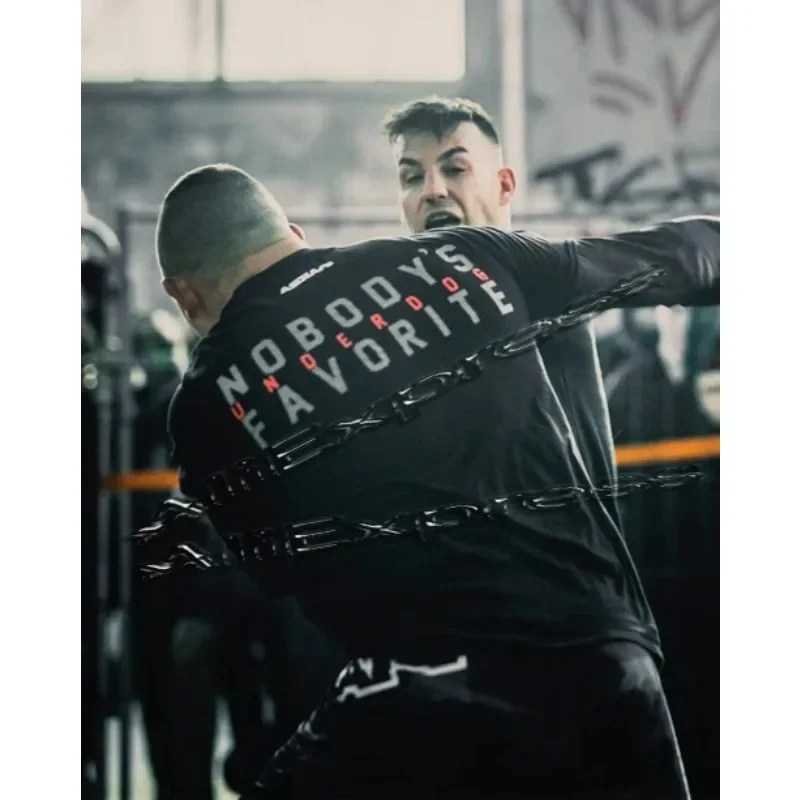 

Men's NOBODY'S FAVORITE Quick Drying Casual Street Fashion Sports T-Shirt Comfortable Lightweight Top for Active Wear