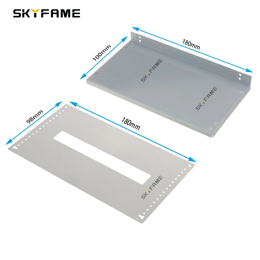 Skyfame adaptador android estéreo para carro, conversão dupla din, kit de hardware de suporte único ultrafino 2din para 1din