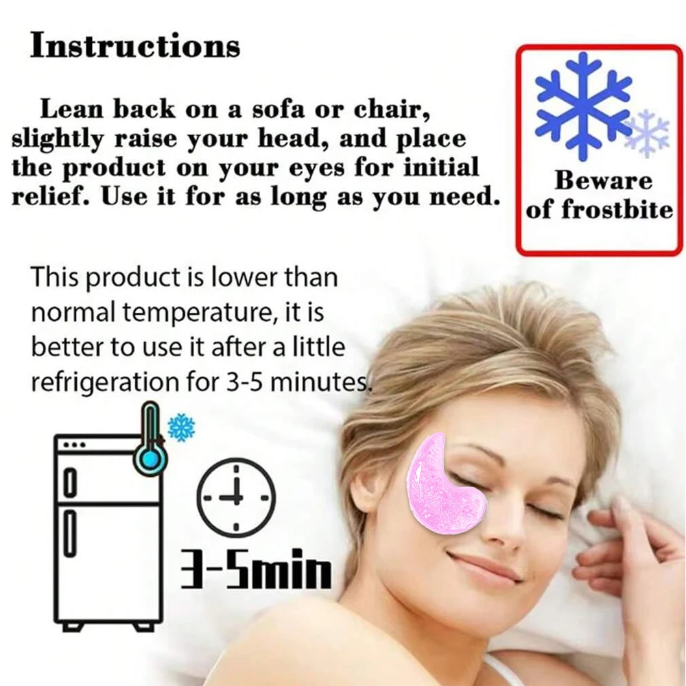 حزمة ثلج جل العين وحزمة ثلج الشفاه العناية بالوجه أقنعة العين المبردة الساخنة والباردة ضغط منتفخ عيون الصداع النصفي الانتفاخ أدوات العناية بالبشرة #4
