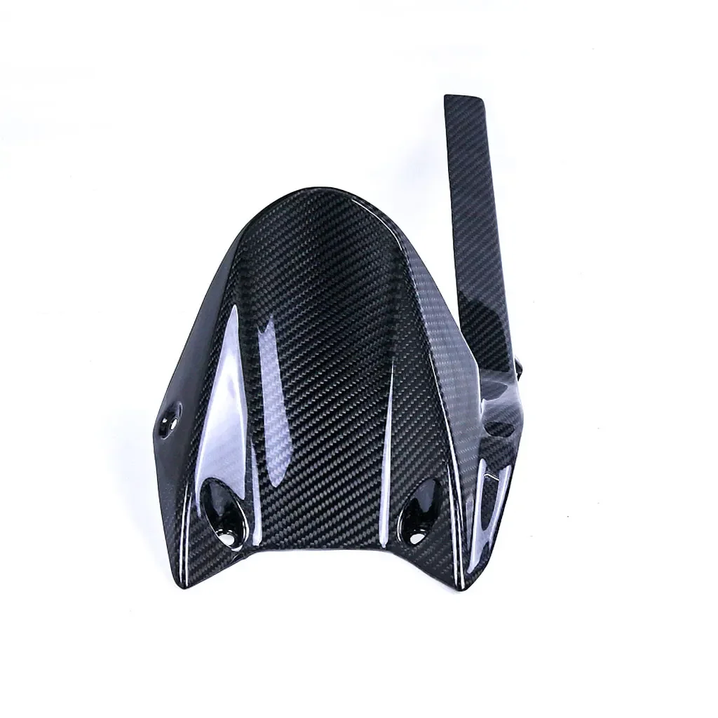 Motorcycle Carbon Fiber Rear Fender Hugger Splash Chain Guard Mudguard For Triumph Street Triple 765 R RS 765RS 765R 2017-2023