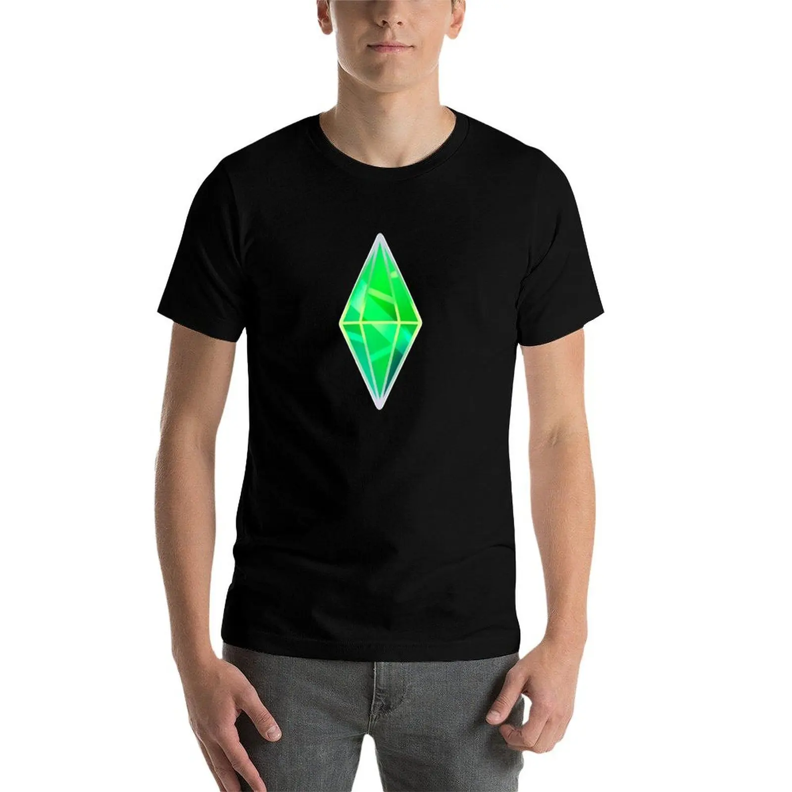 

Green plumbob sims 4 T-Shirt t shirt for man graphic t shirts for man T-Shirt