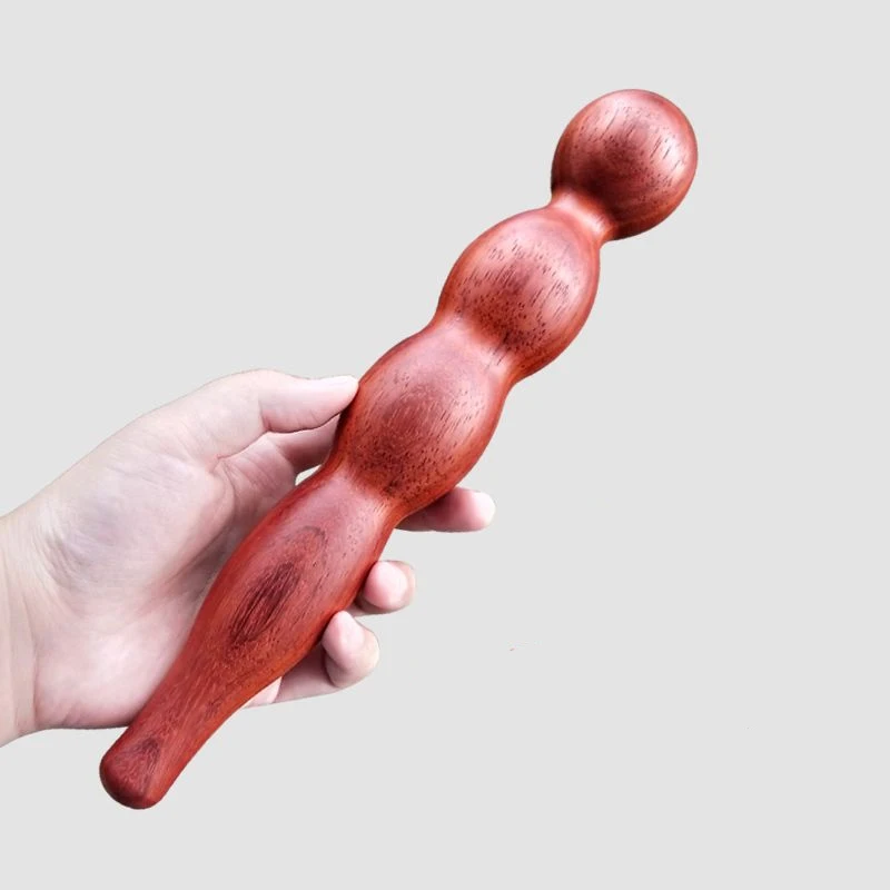 

Outdoor Portable EDC Redwood Chinese Massage Short Stick Tool