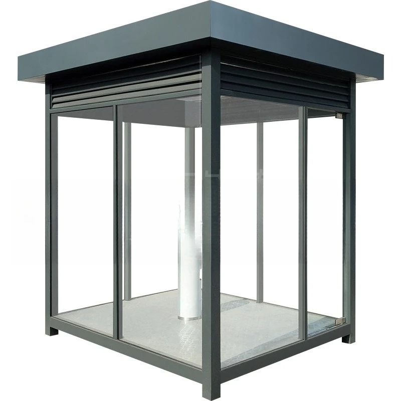 

Steel structure outdoor mobile sentry box security lounge sanitation suction booth