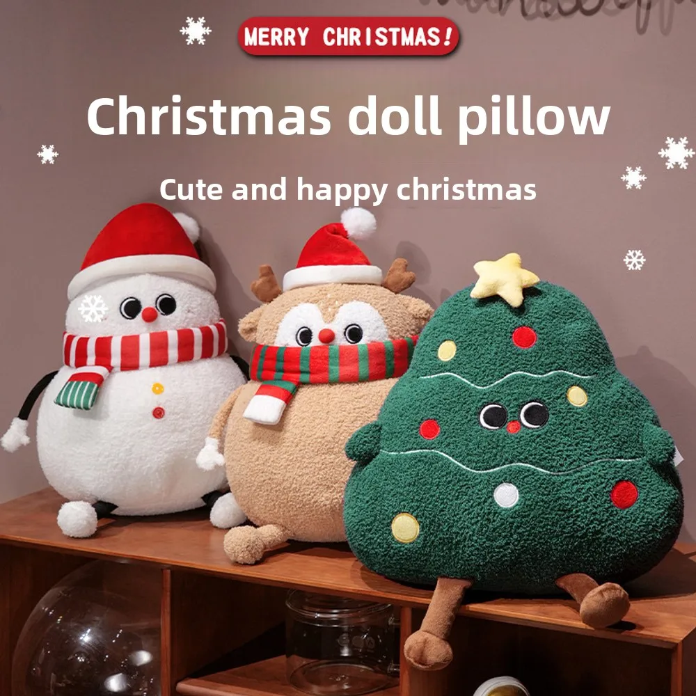 Kerst schattig knuffel pop kussen woonkamer bank kussen ornament kerstcadeau