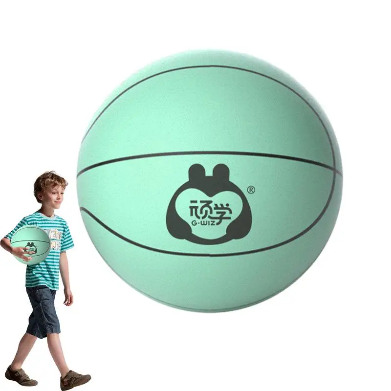 

Youth Basketball Outdoor Indoor Quiet Training Ball Soft Bouncy Sports Ball Children Pat Training Ball Indoor For Children Kids