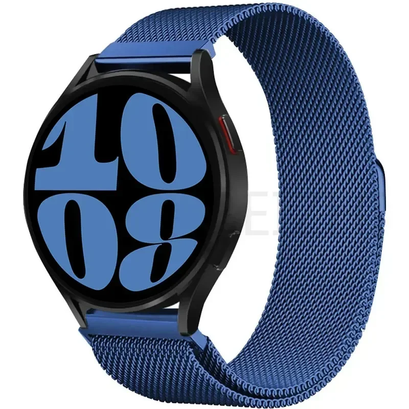 22 mm 20 mm Milanese-Loop-Armband für Samsung Galaxy Watch 7 6 5 4 44 mm 40 mm magnetisches Metallarmband Galaxy Watch 4/6 Classic-Armband