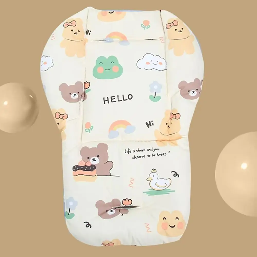 1Pcs Pram Buggy Stroller Cushion Cartoon Pattern for All Seasons Baby Stroller Seat Pad Universal Stroller Accessories