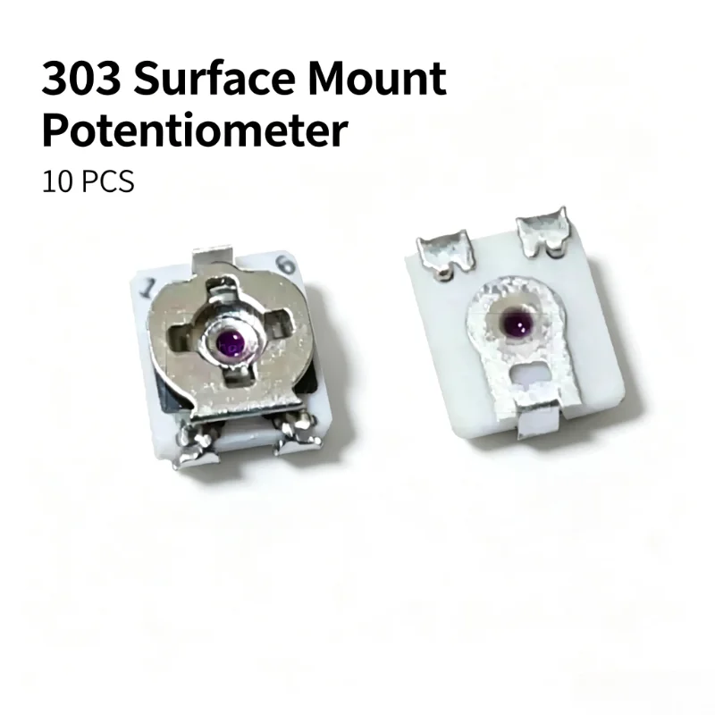 10pcs 303 Series 3*3mm Surface Mount Potentiometer VG039NCHXT B102/B103/B104/B10K/B50K Single-Turn 270 Degrees