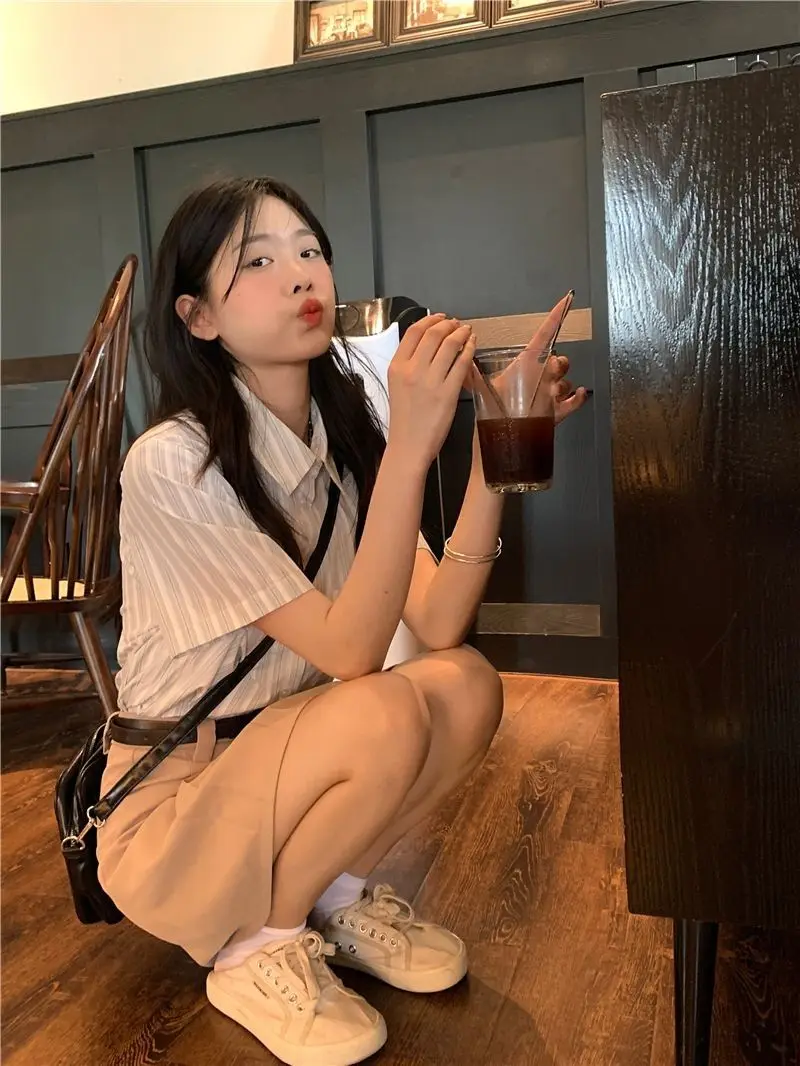 เสื้อผู้หญิงผ้าลินินไม้ไผ่ผสม Mandarin COLLAR Cropped Fit Bonsai Fair ZEN เสื้อธรรมชาติแรงบันดาลใจหญิง Meditative Moments