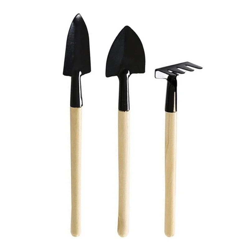 

Y1AD Gardening Tool Mini Shovel Rakes Trowel for Potted Plant Easy Plant Maintenance