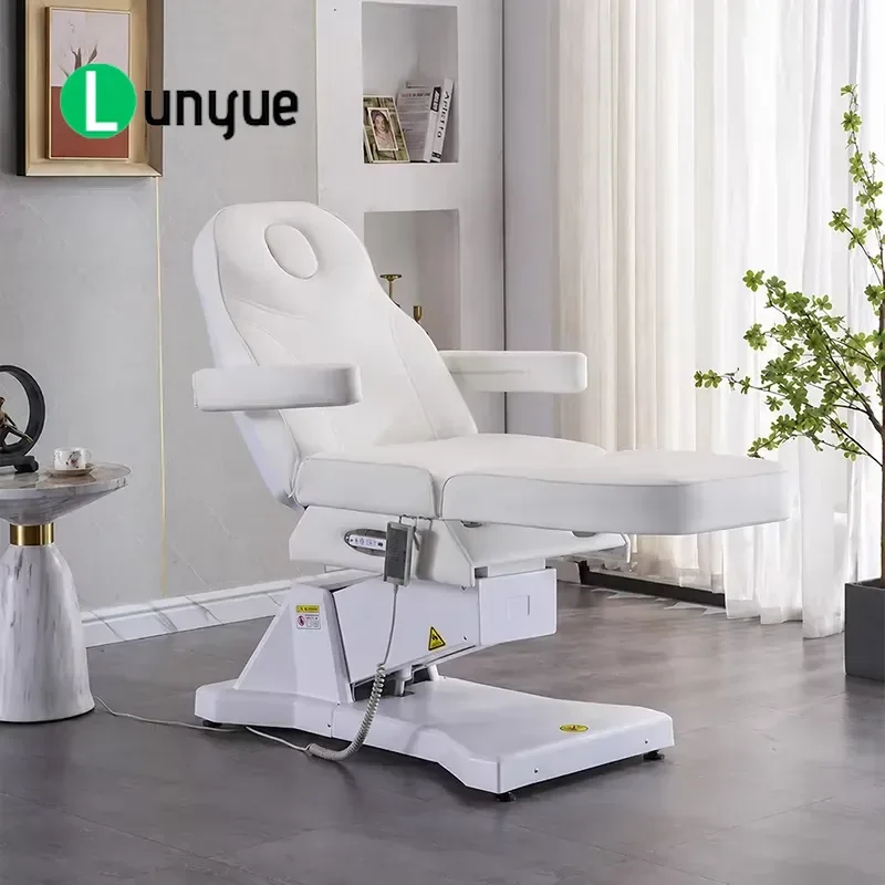 Premium Three Motor Electric Beauty Bed with Memory Foam and Heating Function for Beauty Salons and Medical Spas