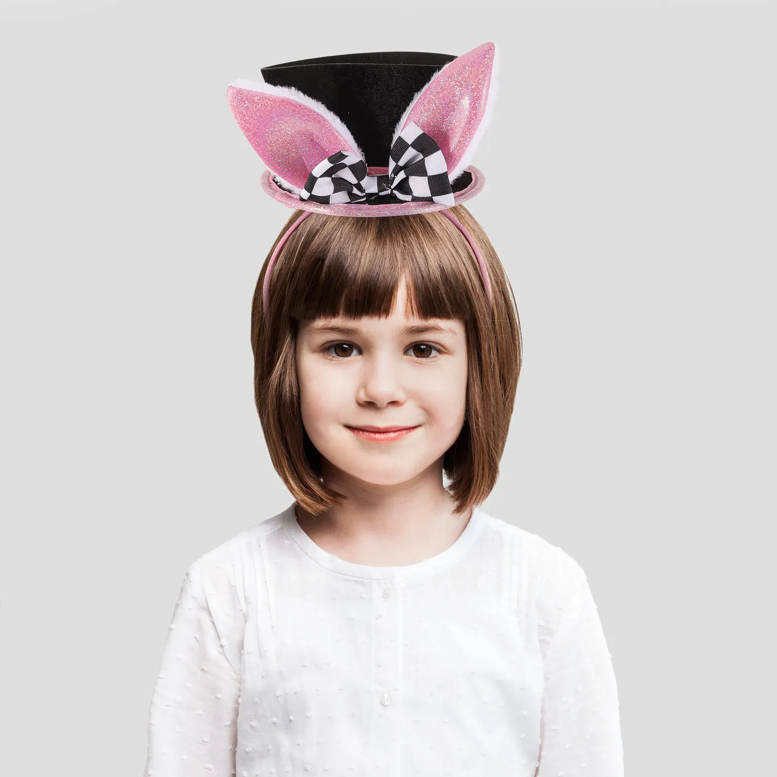 

Rabbit Ears Headb Kids Girls Boys Lightweight Party Accessories Easter Birthday New Year Cosplay Props Toy Plastic Fabric