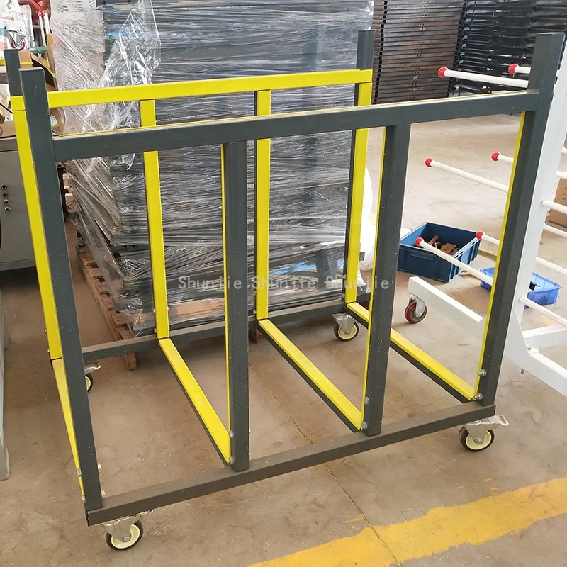 ขายส่งอลูมิเนียมโปรไฟล์ชั้นวางวัสดุชั้นวางประตูและหน้าต่างวัสดุรถเข็นชั้นวาง