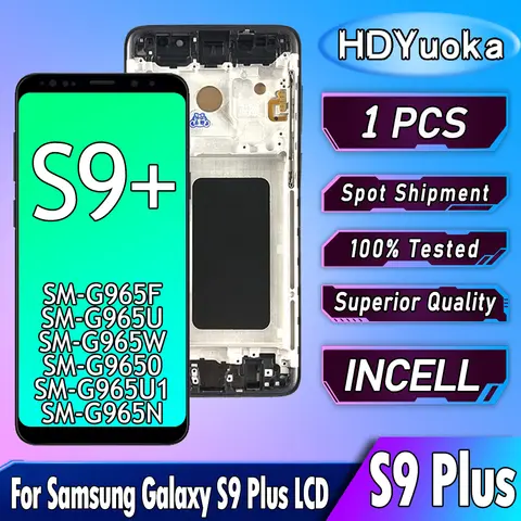 6.0 "ENCELL pour Samsung Galaxy S9 Plus écran tactile LCD pour Galaxy S9 + G965 G965F G965U G965W affichage remplacer avec cadre