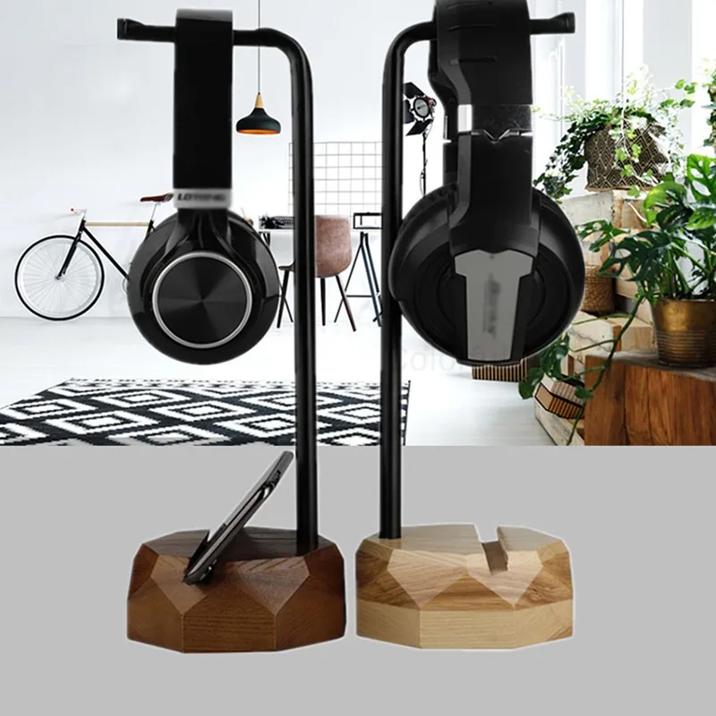 

Multi-functional Headphones Holder for Airpods Max Desktop Display Shelf with Silicone Bracket Non-slip Pad for Over Ear Headset