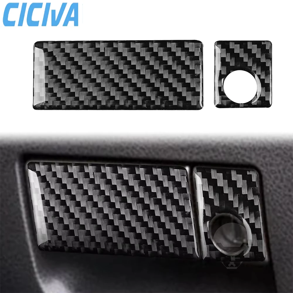 

For SUZUKI Grand Vitara 2006-2013 Carbon Fiber Car Co-pilot Glove Storage Box Handle Bowl Accessories Interior Sticker Auto Trim