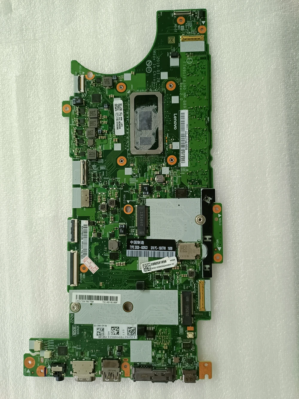 Imagem -01 - Laptop Motherboard para Lenovo Thinkpad X390 T490s Nm-b891 i5 i7 Cpu 8ª Geração 16gb 8gb Ram 100 Testado ok laptop motherboard para lenovo thinkpad x390 t490s nm b891 i5 i7 cpu 8 geracao 16gb 8gb ram 100 testado ok 01